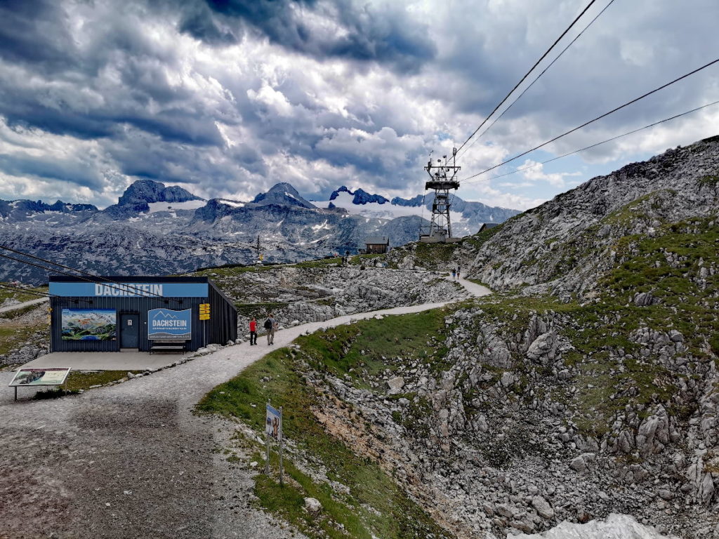 Krippenstein Ausblick Richtung Dachstein