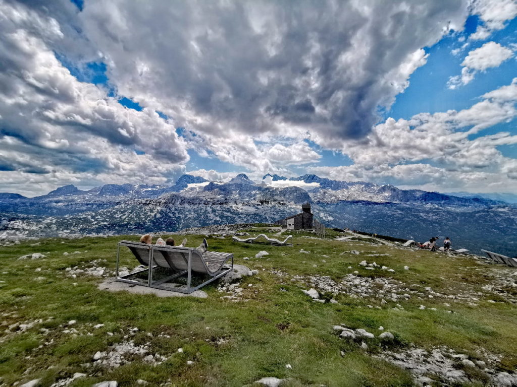 Die Krippenstein Kirche bei der Welterbespirale