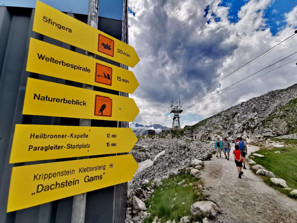 Am Krippenstein wandern - leichte Wanderungen ab der Bergstation