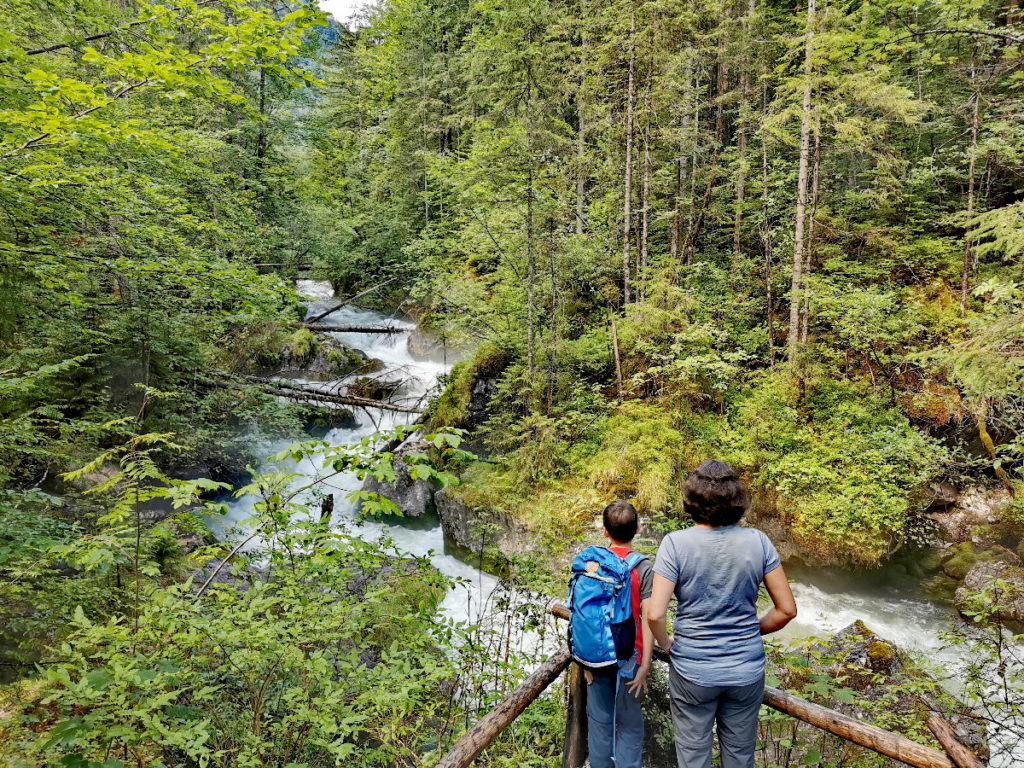 Aussichtspunkt am Waldbachstrub im Echerntal