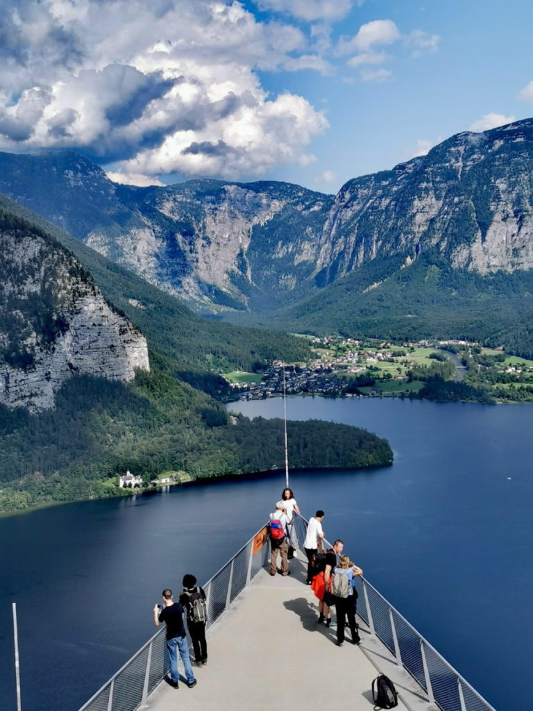 Luftbild Von Oben Nach Unten Auf Das Dorf Hallstatt - Hallstatt