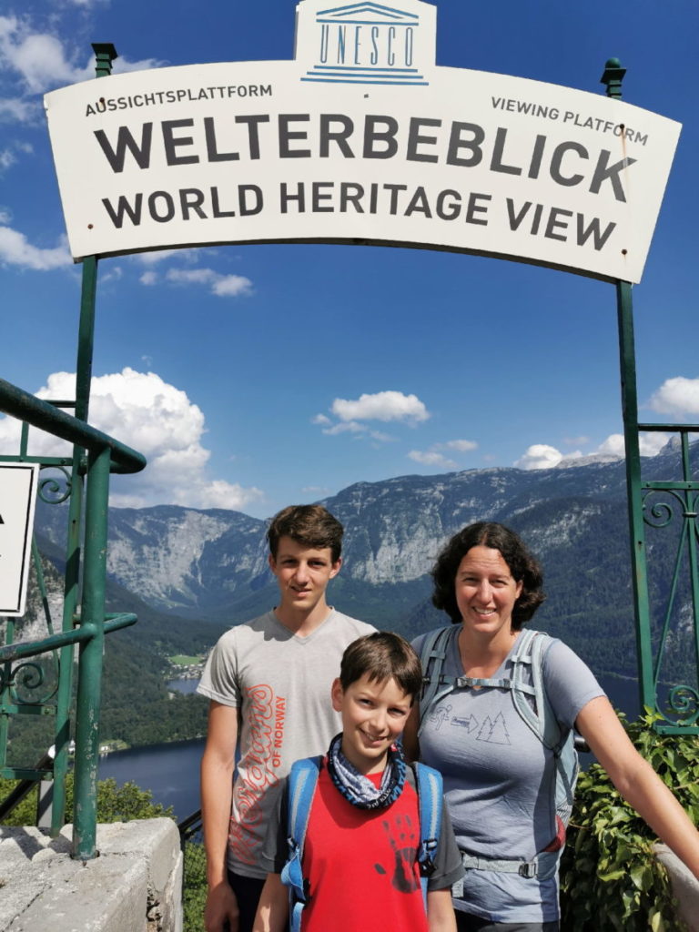 Der Zugang zum Skywalk Hallstatt - mit dem Welterbeblick