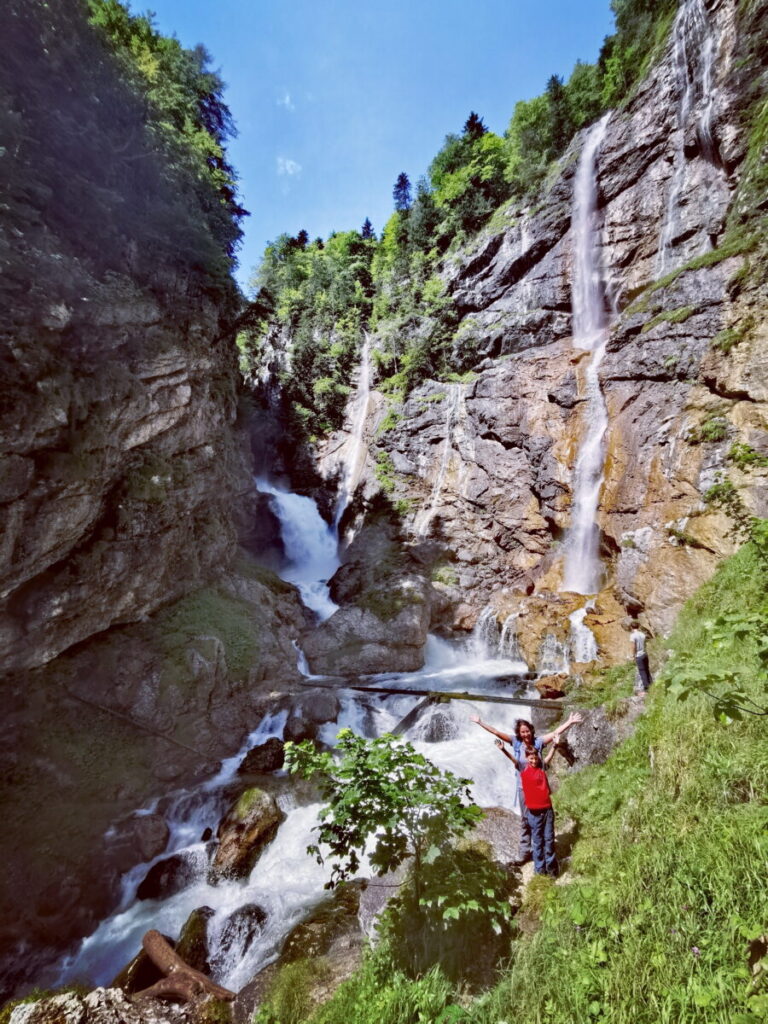 Hallstatt Sehenswürdigkeiten: Der Waldbachstrub Wasserfall im Echerntal